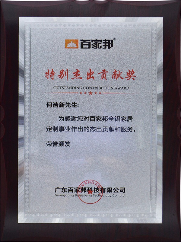 特別杰出貢獻(xiàn)獎