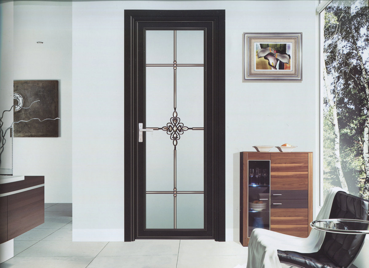 木紋門(mén)窗成品